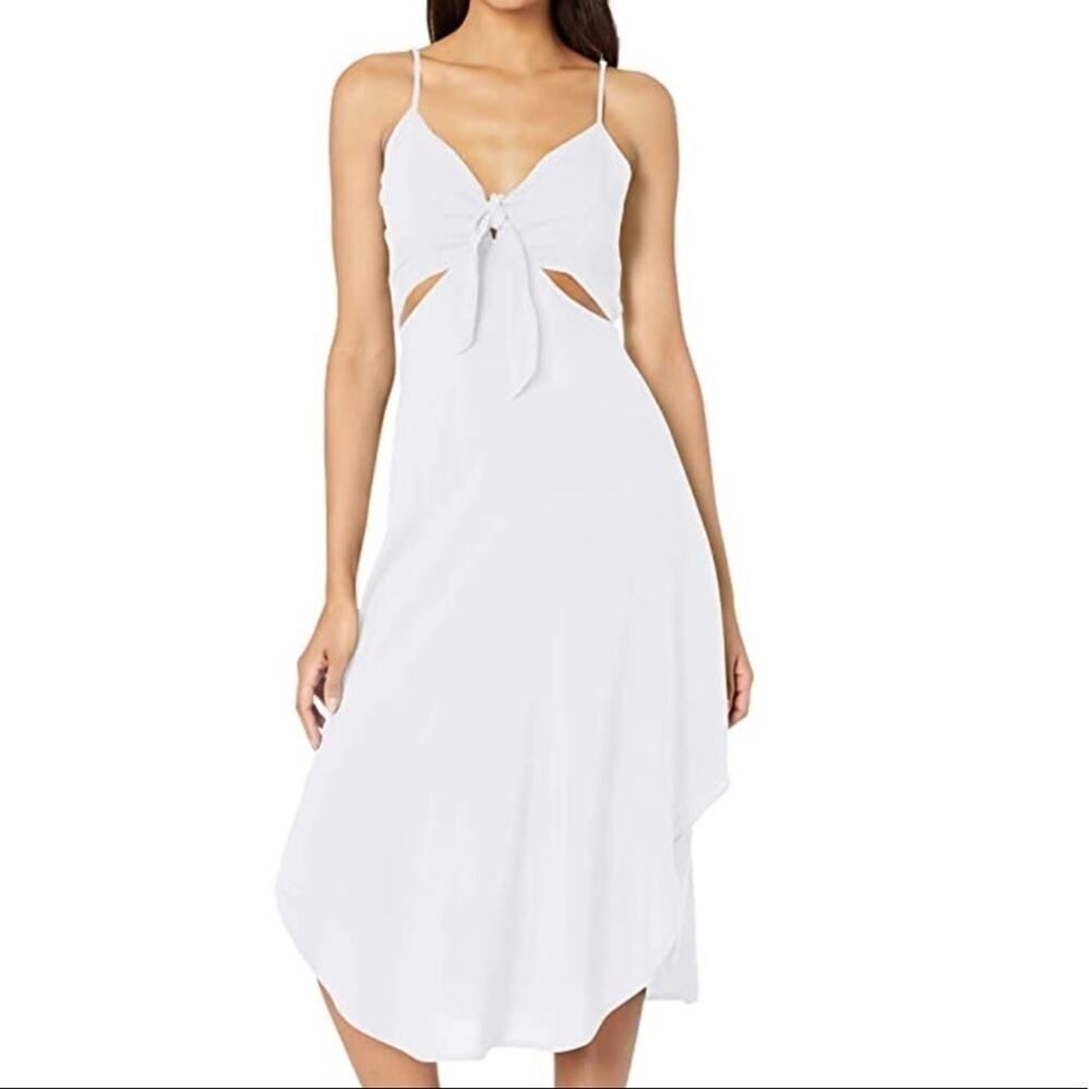 NEW La Blanca Women's Coverup Small White Cutout Dress Bridal
